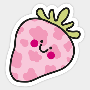 Strawberry Cow Sticker